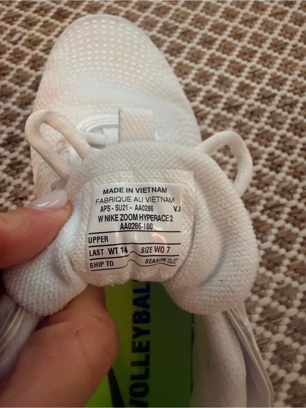 Nike White Athletic Running Shoes